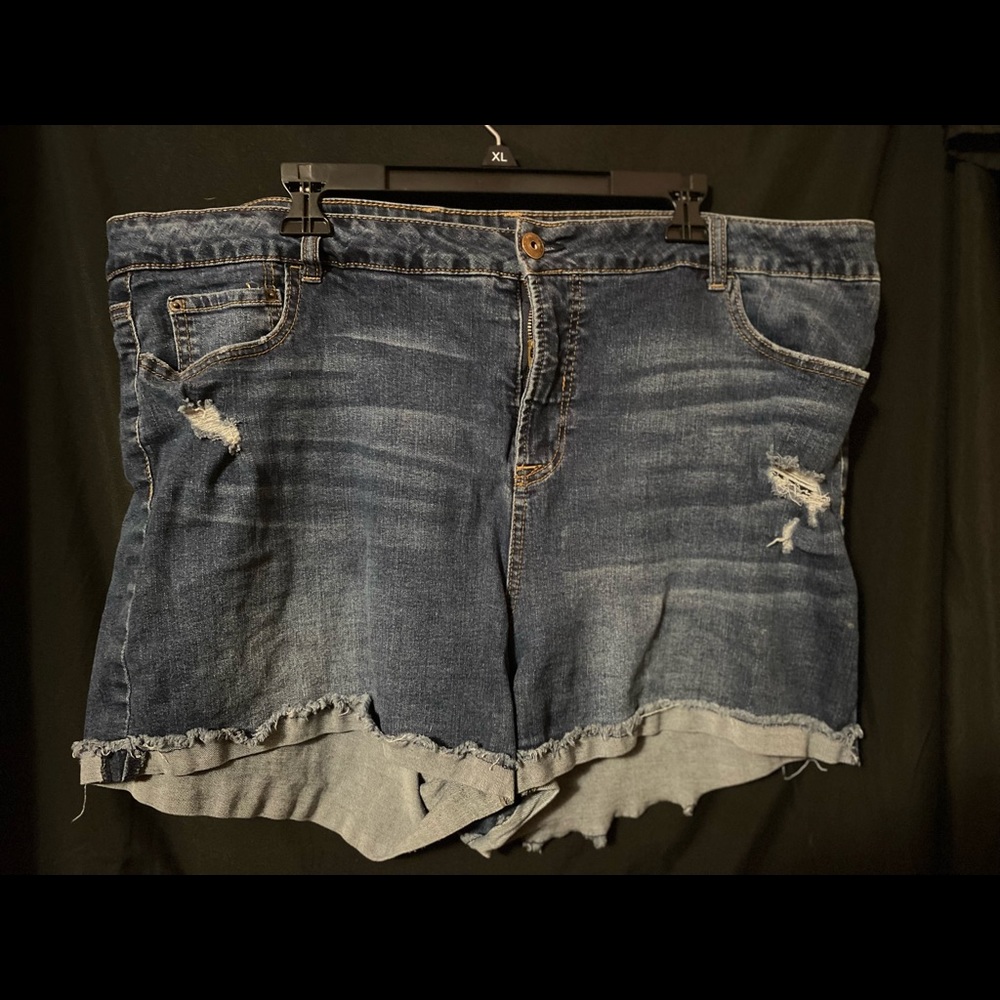 Plus Size jean shorts